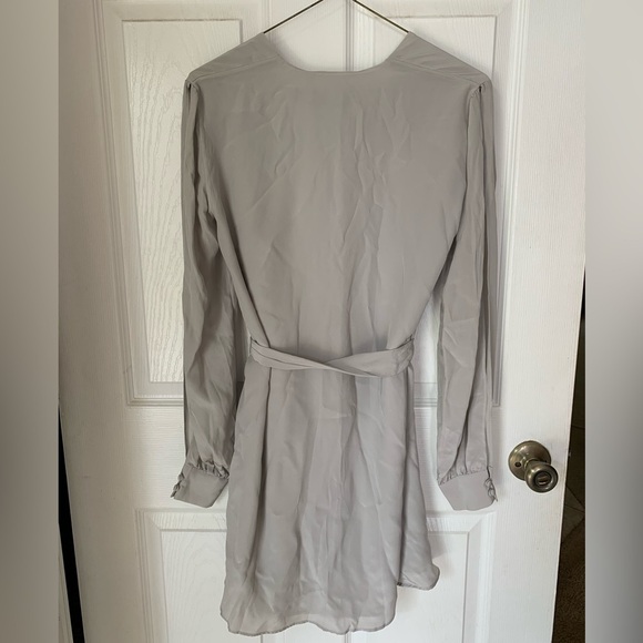 KEEPSAKE the Label Silk High Chance Grey Tunic Shift Mini Dress NWT Size - S - Picture 5 of 10